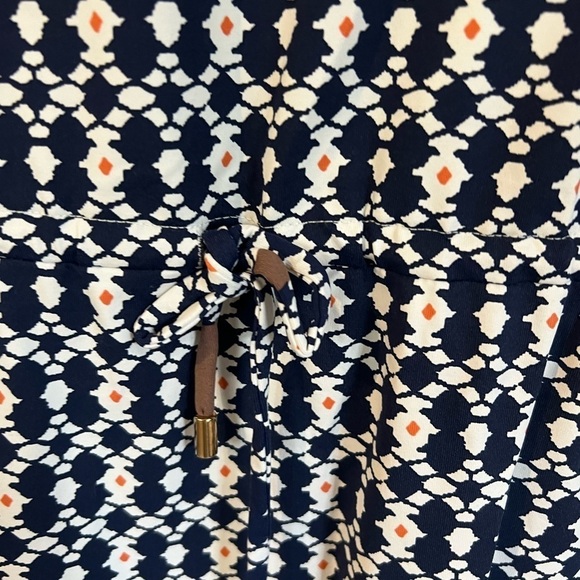 J. McLaughlin Dress Womens Medium Blue Drawstring Waist - Picture 6 of 6